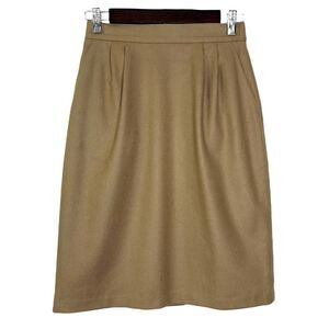 Sag Harbor Pencil Skirt 2 (XS) 100% Pure New Wool Lined Neutral Career‎ Office